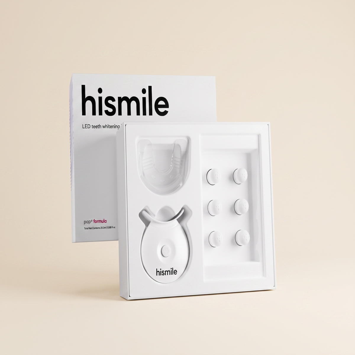 طقم تبييض الأسنان بالضوء LED – هاي سمايل (HiSmile)